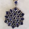 Handcrafted Silver Pendant with Semi-Precious Stone - Artisan Jewelry from India - Image 2
