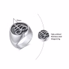 Men's Leviathan Cross Ring - Stainless Steel Satanic Signet Ring - Image 4
