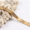 Women's Gold Magnetic Therapy Bracelets - Stylish Pain Relief & Health Benefits - Image 4