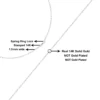 Unisex Solid 14K Gold 1.5mm Paperclip Chain Necklace | Adjustable Length & Metal Color Options - Image 11