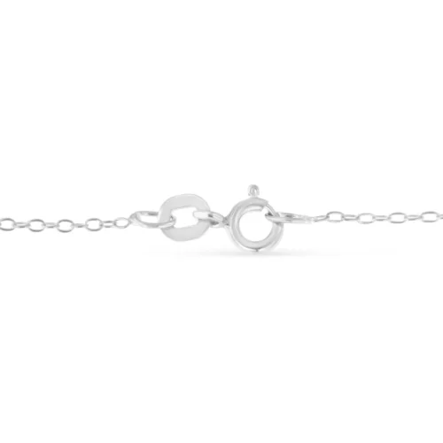 Sterling Silver Diamond Station Necklace (1/2 cttw, I-J Color, I1-I2 Clarity) - Image 4