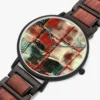Wooden Strap Quartz Watch - Square Dance | Stylish and Eco-friendly - Image 6