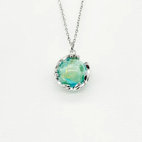 Planet Murano Aroma Necklace - Celestial Aqua | Energy & Healing | Diffuse on the go - Image 3