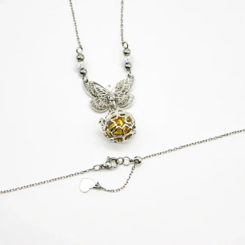 Gold Butterfly Aroma Necklace | Energy & Healing | Diffusing on the go - Image 6