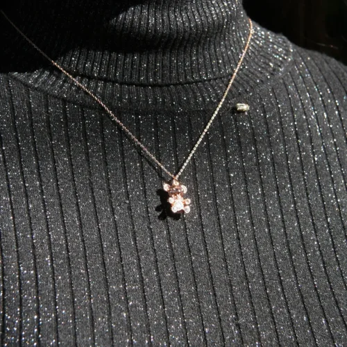 Bear Aroma Necklace | Energy & Healing | Essential Oil Diffuser Jewelry - Image 4