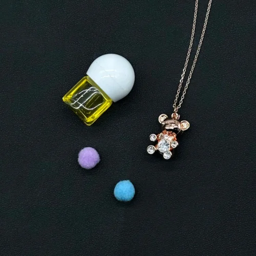 Bear Aroma Necklace | Energy & Healing | Essential Oil Diffuser Jewelry - Image 7