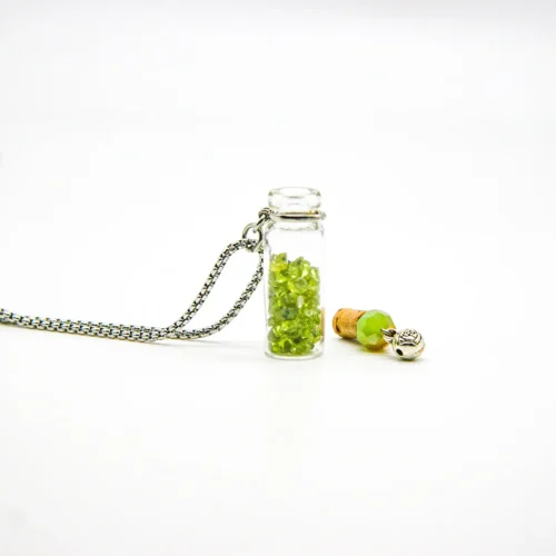 Green Calcite Diffusing Necklace | Energy & Healing | Diffusing on the go | Unique Gift - Image 6