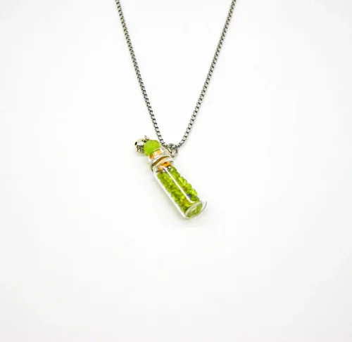 Green Calcite Diffusing Necklace | Energy & Healing | Diffusing on the go | Unique Gift - Image 7