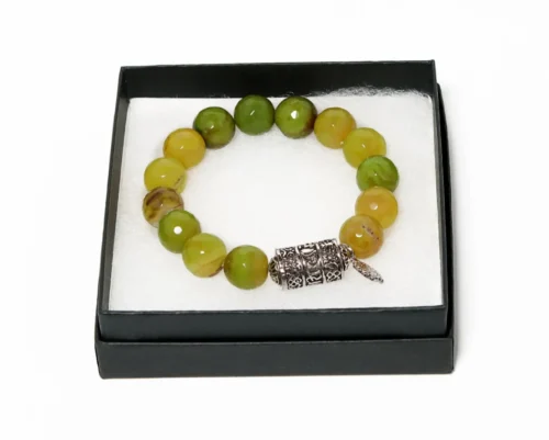 GREEN AGATE BRACELET - Image 2