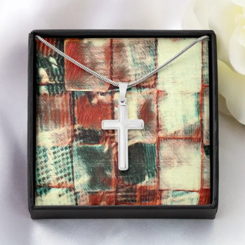 Artisan Cross Necklace - Image 4