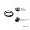 Stainless Magnetic Clasp Rainbow Leather Bracelet - Stylish & Durable Jewelry - Image 2