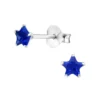 Elegant Silver Birthstone Star Stud Earrings - Perfect Gift for Any Occasion - Image 7