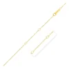 14k Yellow Gold Adjustable Cable Chain Necklace (1.0mm) - Perfect for Layering - Image 3
