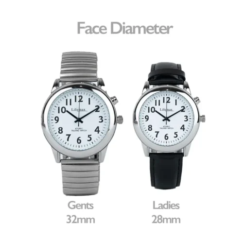 Lifemax RNIB Talking Atomic Watch for Women - Expanding Bracelet, Ultimate Precision, Easy-to-Read Dial - Image 4