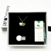 Green Shell Murano Aroma Necklace - Electric Lime | 925 Silver, Handmade | Energy & Healing - Image 6