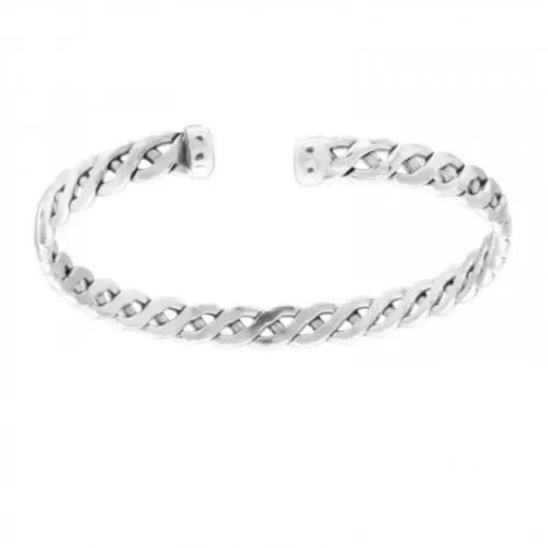 Elegant Silver Celtic Knot Bangle - Sterling Silver, Perfect Gift