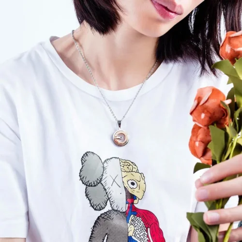 Elegant Stainless Steel 'I Believe in Your Love Forever' Necklace - Perfect Gift - Image 3