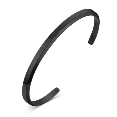 Elegant Stainless Steel Cuff Bracelet Perfect Gift Box Included - Image 6