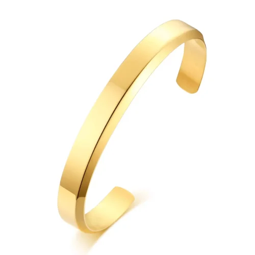 Elegant Stainless Steel Cuff Bracelet Perfect Gift Box Included - Image 7