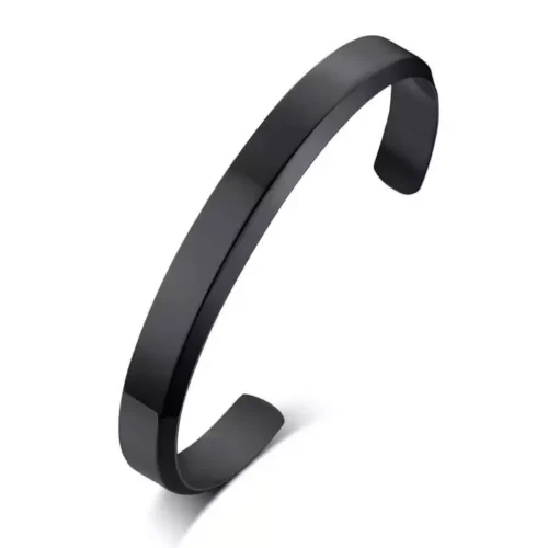 Elegant Stainless Steel Cuff Bracelet Perfect Gift Box Included - Image 9