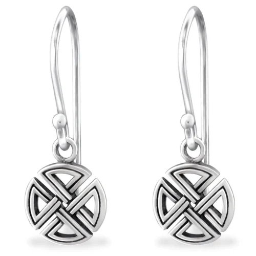 Elegant Sterling Silver Celtic Earrings Timeless Design & Perfect Gift