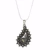Elegant Solid Sterling Silver Pendant Necklace for Women - Boho Chic Vintage Style - Image 2