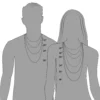 14k Yellow Gold Adjustable Cable Chain Necklace (1.0mm) - Perfect for Layering - Image 11