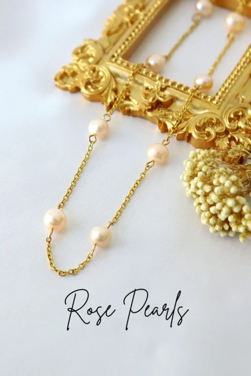 "Brunella" | 24K Baroque Freshwater Pearl Choker - Image 5