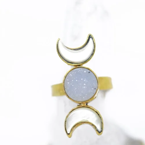 The GODDESS Ring - Empower Your Inner Beauty with 24k Gold & Silver Design