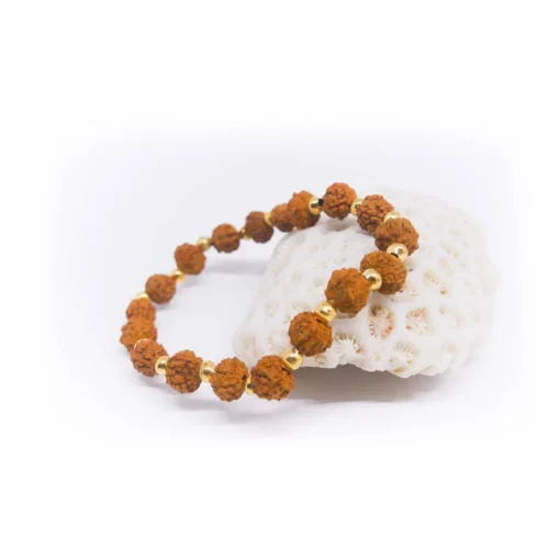 The ELA MALA Bracelet - Handcrafted 24K Gold Prayer Beads for Spiritual Clarity & Empowerment