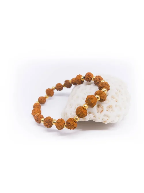 The ELA MALA Bracelet - Handcrafted 24K Gold Prayer Beads for Spiritual Clarity & Empowerment