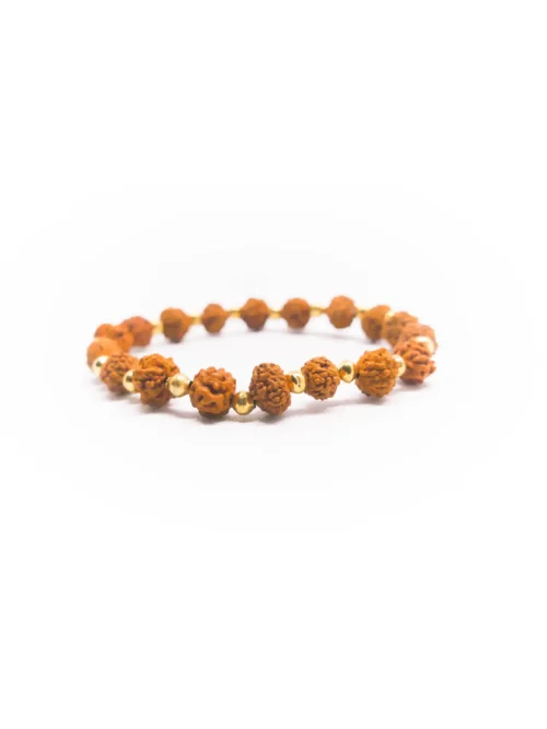 The ELA MALA Bracelet - Handcrafted 24K Gold Prayer Beads for Spiritual Clarity & Empowerment - Image 4
