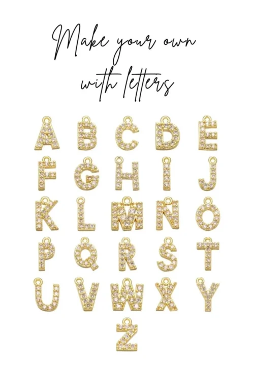 Custom Word | 24K Letters Necklace - Image 3