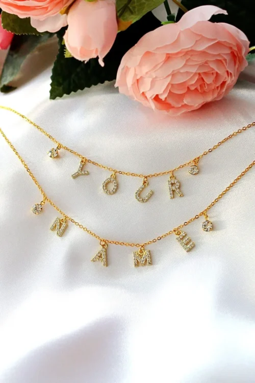 Custom Word | 24K Letters Necklace