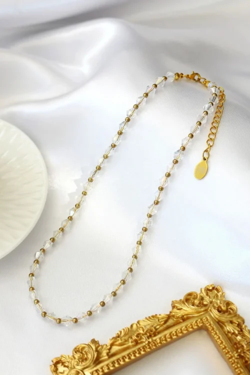 "Angelic" | 24K Clear Austrian Crystals Choker