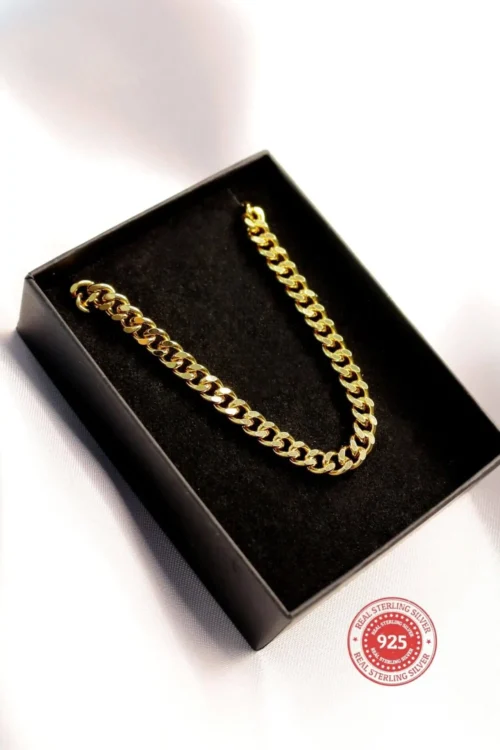24K Thick Cuban Chain Choker - Image 3