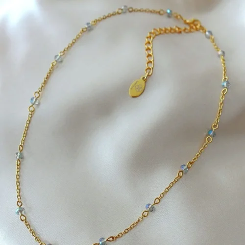 "Mermaid Vibes" | 18K Crystals Chain Choker