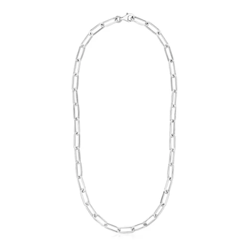 Sterling Silver Paperclip Chain Necklace - Image 2