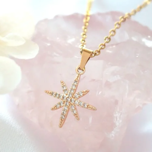 24K Polaris Star Necklace