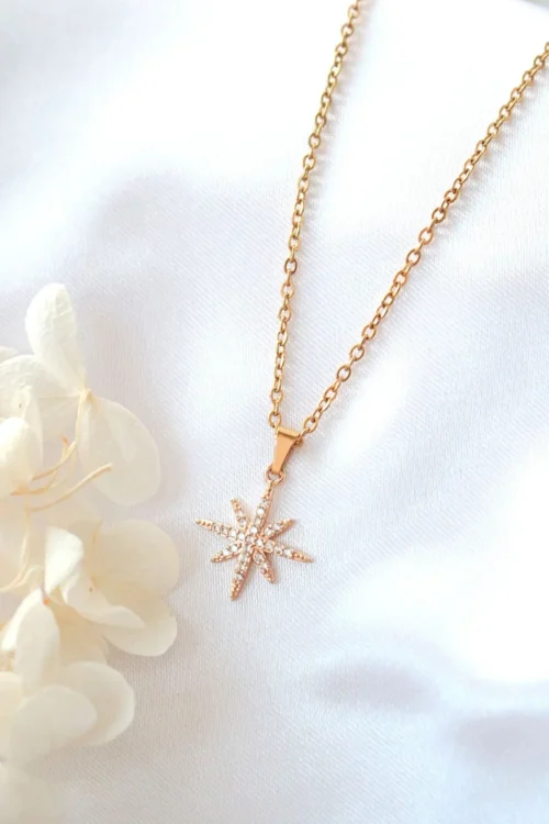 24K Polaris Star Necklace - Image 3