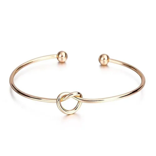 Silver Plated 3-Pack Knot Bangles - Image 2