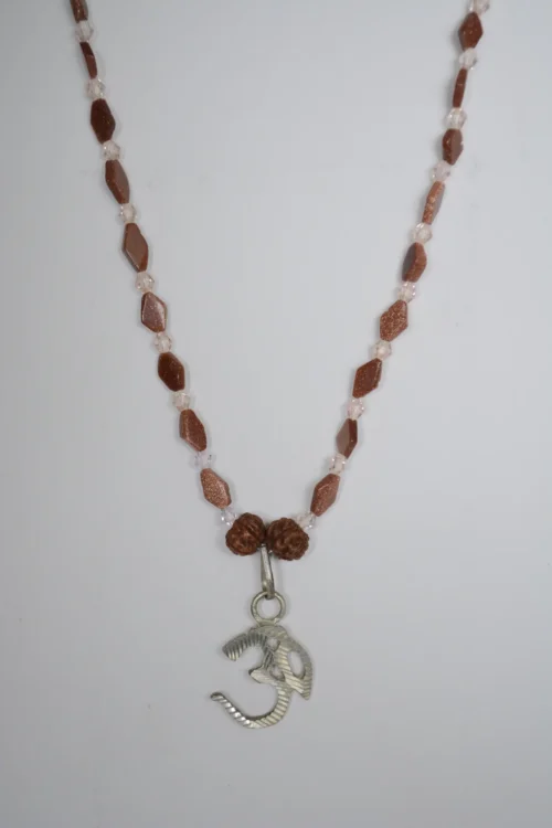Necklace with silver pendant - Image 2