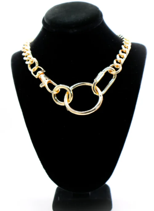 Golden Chain Cascade Necklace - Image 2