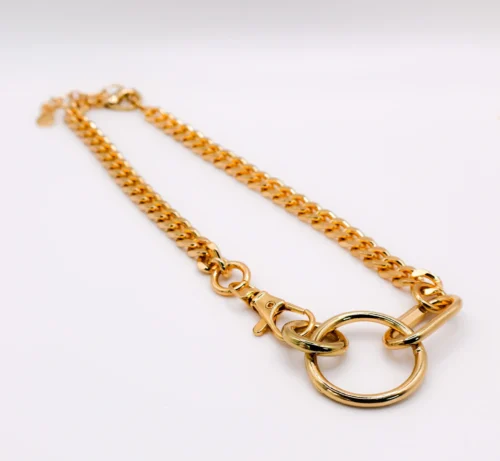 Golden Chain Cascade Necklace - Image 3