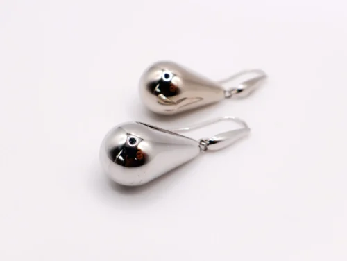 Sterling Silver Raindrop Elegance Earrings - Image 4