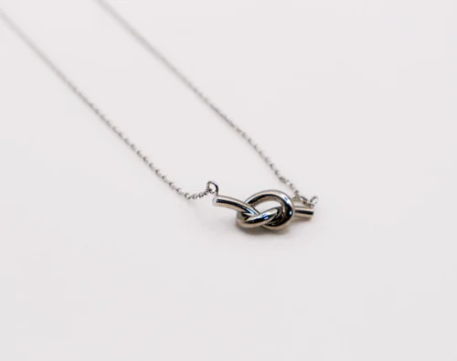 Eternal Knot Silver Necklace - Image 2