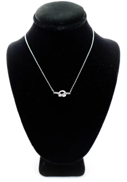 Eternal Knot Silver Necklace - Image 3