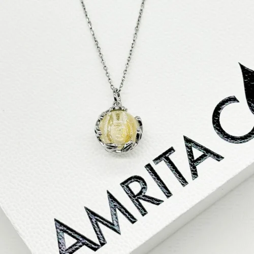 Planet Murano Aroma Necklace - Stardust Crystal | Energy & Healing | Diffuse on the go | Gift For Her - Image 5