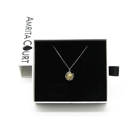 Planet Murano Aroma Necklace - Stardust Crystal | Energy & Healing | Diffuse on the go | Gift For Her - Image 6