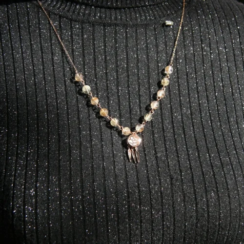 Rose Aroma Necklace | Energy & Healing | Diffusing on the go - Image 3